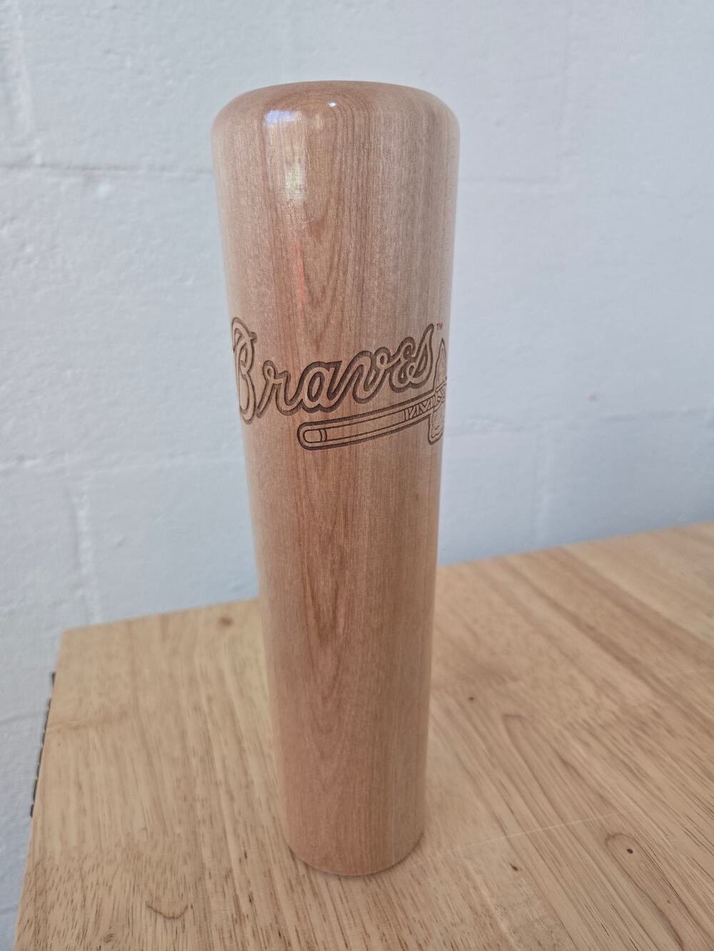 Atlanta Braves Dugout Mugs Real Wood Baseball Bat 12 oz Mug New MLB